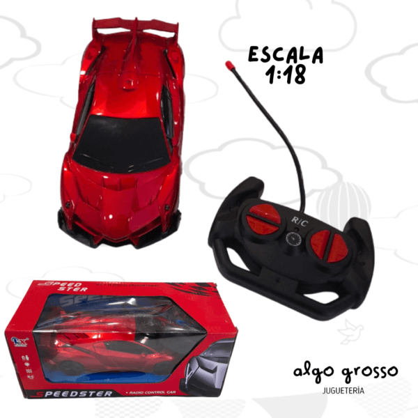 AUTO DEPORTIVO A RADIO CONTROL "SPEEDSTER" art.2020579