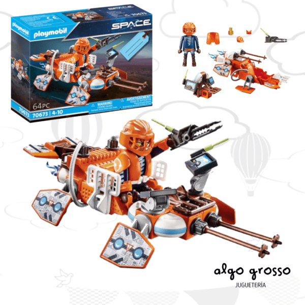 PLAYMOBIL SET GUARDIAN DEL ESPACIO art.70673