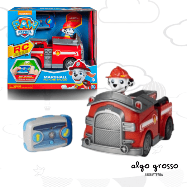 VEHICULO A RADIO CONTROL PAW PATROL DE 20CM art.76200