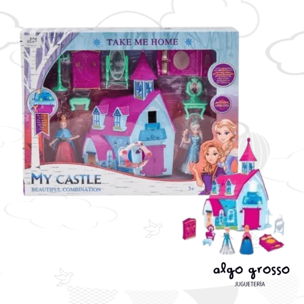 MI CASTILLO CON SONIDO 2 MUÑECAS + ACCESORIOS art.16633