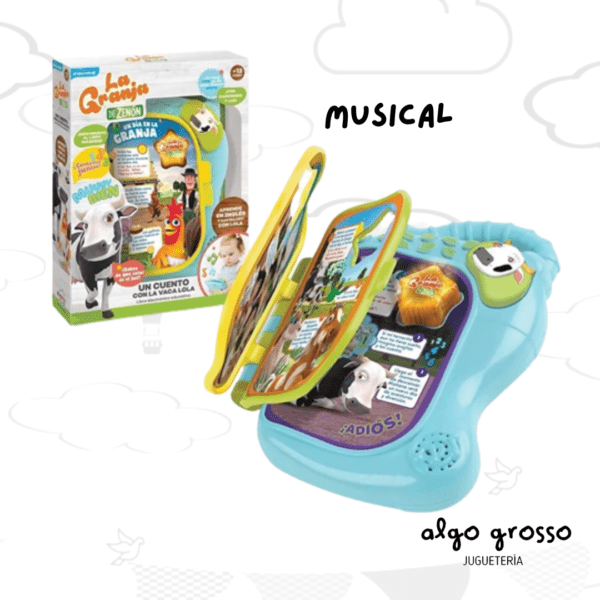 LA GRANJA DE ZENON LIBRO UN CUENTO CON LA VACA LOLA art.LS016