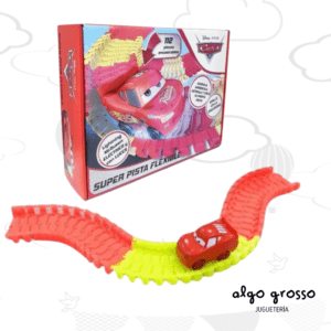 PISTA VARIABLE CARS GLOW DE 112 PIEZAS + AUTO art.FDCD1901