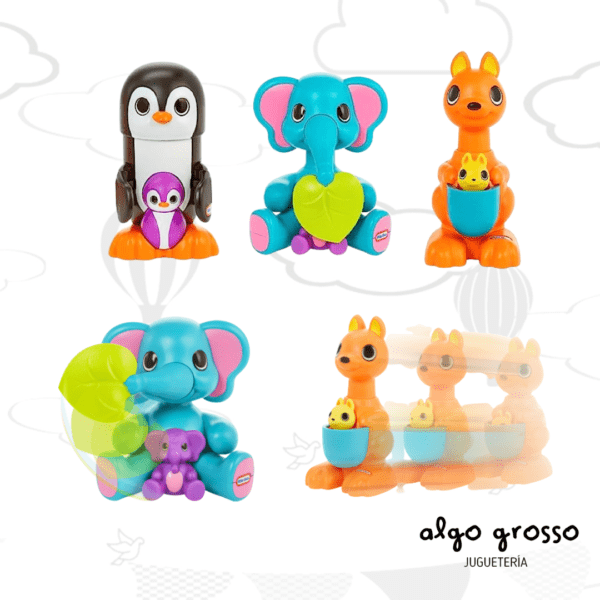 FANTASTIC FIRSTS ANIMALES PULL BACK PEEKY PALS LITTLE TIKES art.648274
