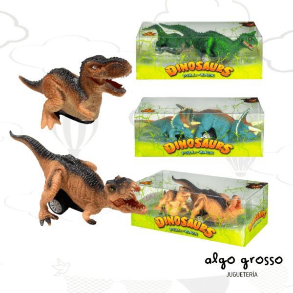 DINOSAURIO X2 PULL BACK 14CM art.99808