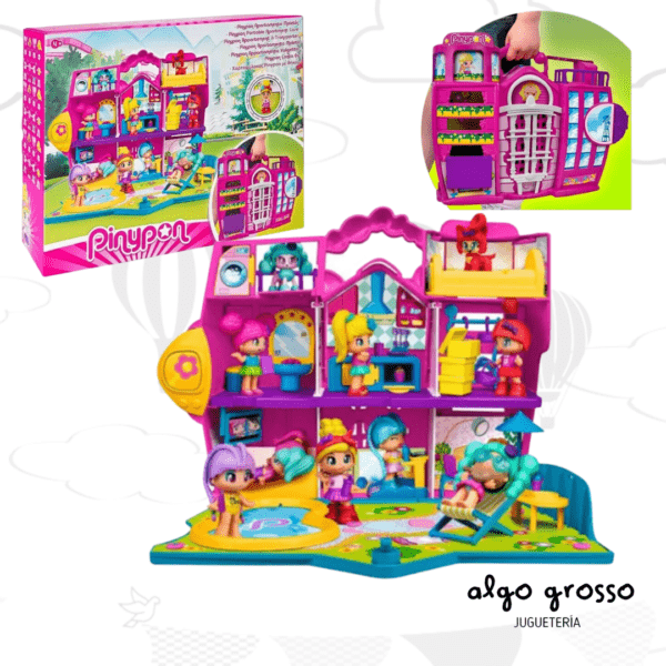 PINYPON APARTAMENTO MALETIN + FIGURA + 20 ACCESORIOS art.16791