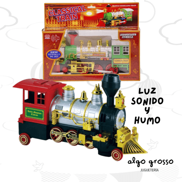 LOCOMOTORA DE 30CM "CLASSICAL TRAIN" art.FD232085