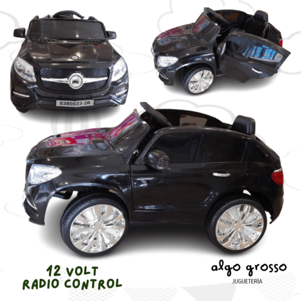 CAMIONETA AUTO MERCEDES 12 VOLT LUZ - SONIDO Y RADIO CONTROL art.AUBAT002
