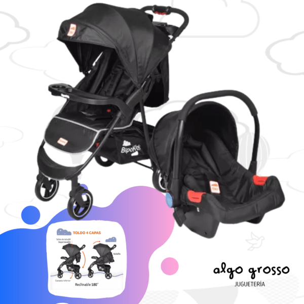 COCHE CUNA CON HUEVITO "ONE HAND" art.BBS189