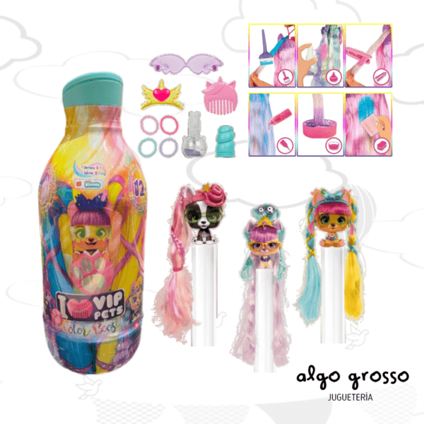 VIP PETS MUÑECA THE LONGEST HAIR BOTELLA 25CM art.97962