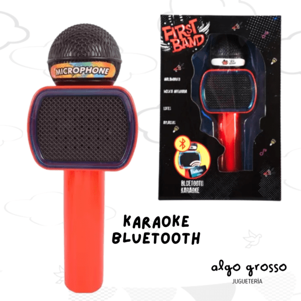 MICROFONO DE MANO CON BLUETOOTH "FIRST BAND" art.FD0013