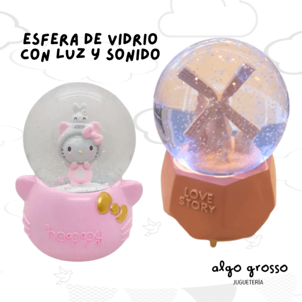BOLA DE NIEVE MUSICAL DE 16CM art.FD2027