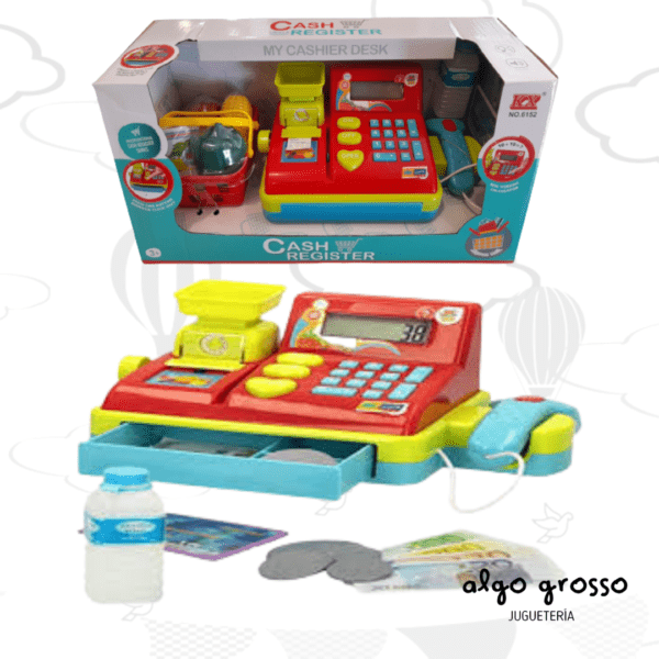 CAJA REGISTRADORA INFANTIL DE 35CM CON PANTALLA + BALANZA art.13278/163957
