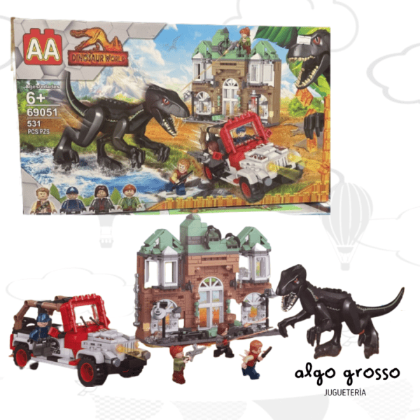 DINOSAUR WORLD 531 PIEZAS "ALTERNATIVO" art.69051