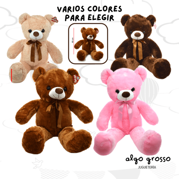 OSO PARADO CON MOÑO - COLOR SURTIDO art.5463