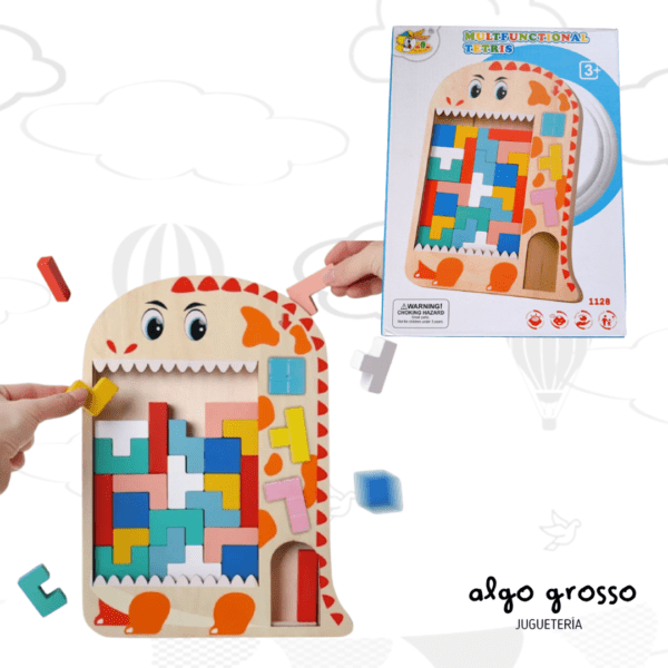 TETRIS DE MADERA DINO art.8906