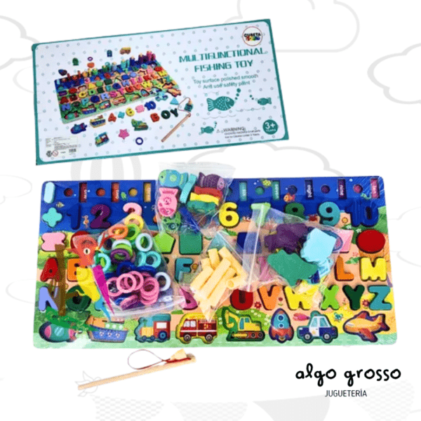 GRAN JUEGO DE MADERA ENCASTRE MULTIFUNCION "CORPOREO" art.8952