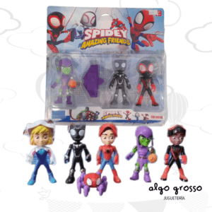 SPIDEY - 3 FIGURAS DE 10CM "ALTERNATIVO"