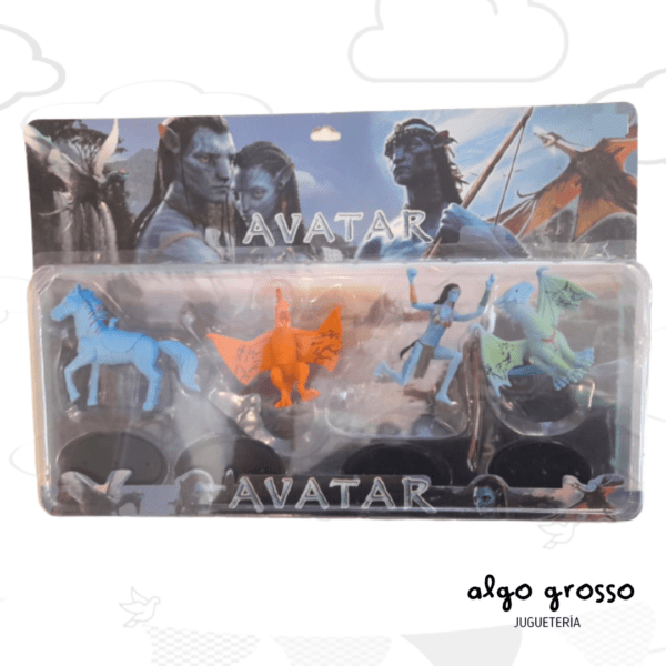 AVATAR 4 FIGURAS DE 8CM CON BASE "ALTERNATIVO"