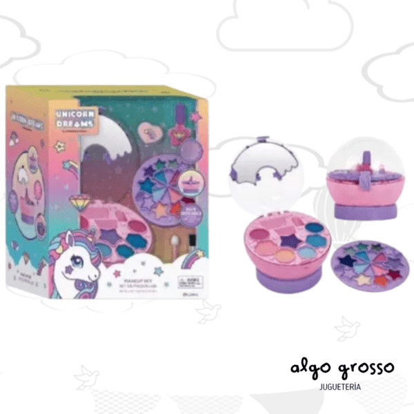 SET DE MAQUILLAJE BOLA DE CRISTAL "UNICORN DREAMS MAKE UP" art.UD5703