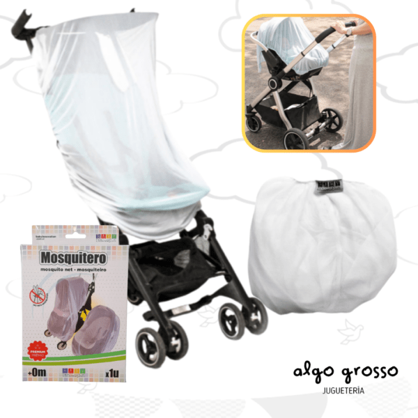 MOSQUITERO PREMIUM ELASTIZADO 100X75CM art.780-26