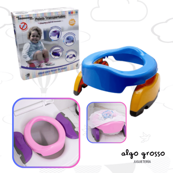PELELA TRANSPORTABLE / PLEGABLE ADAPTA INODORO art.780-62
