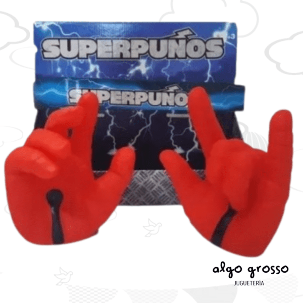 SUPER PUÑOS SPIDER MAN DE GOMA art.FDGL0443