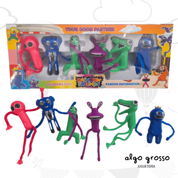 RAINBOW FRIENDS SET 6 FIGURAS DE 10CM "ALTERNATIVO"