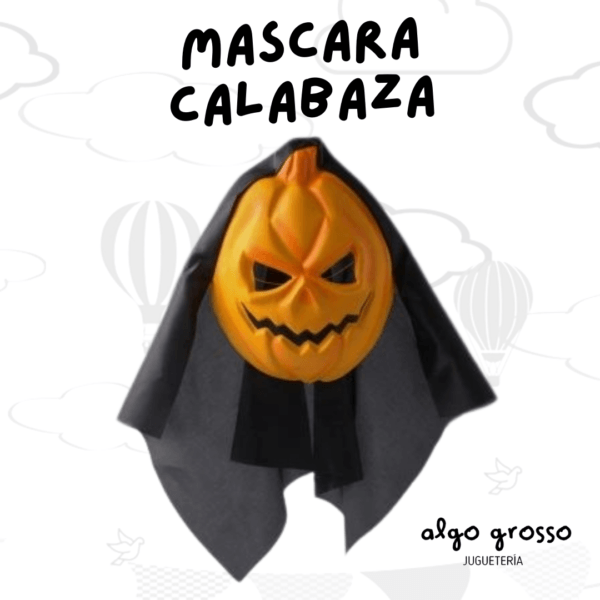 HALLOWEEN MASCARA CON TELA "CALABAZA" art.2651