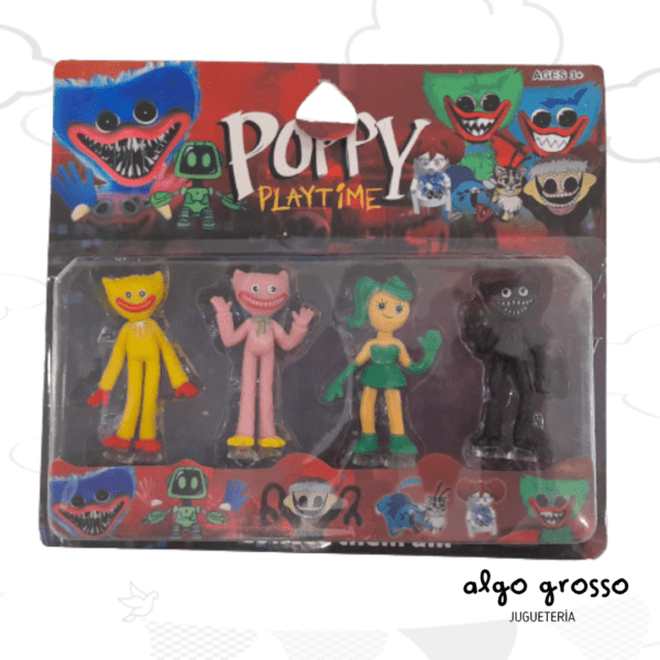 HUGGY WUGGY SET DE 4 MINI MUÑECOS "ALTERNATIVO"