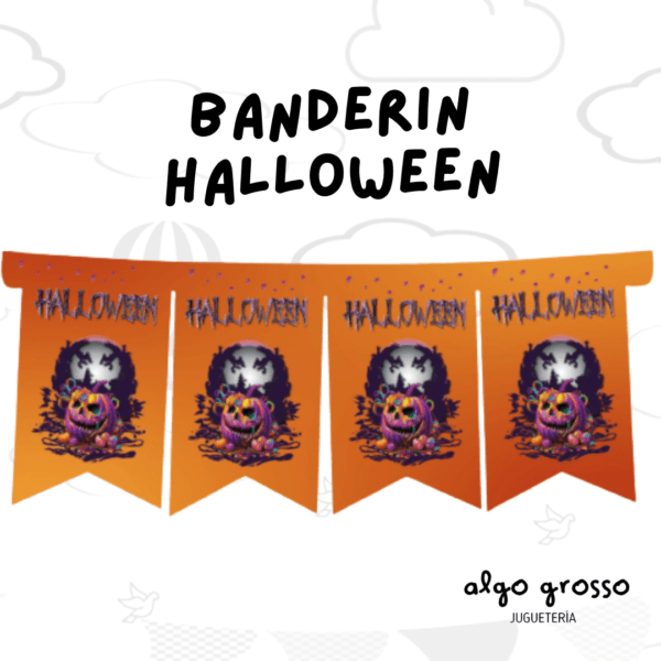 HALLOWEEN BANDERIN CARTULINA art.8792