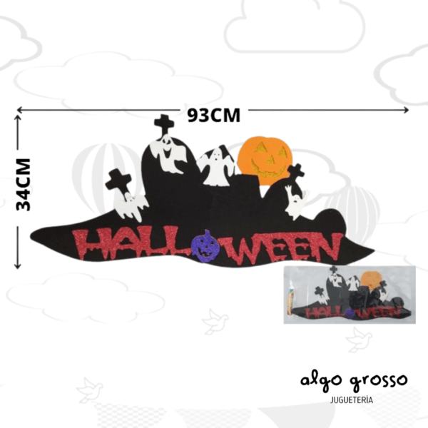 HALLOWEEN CARTEL GOMA EVA 90 CM