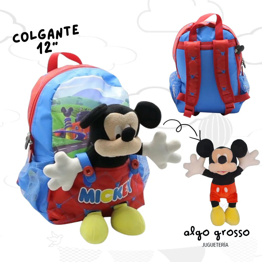 Mochila Escolar Mochila Con Ruedas Mickey Mouse Mochila Escolar