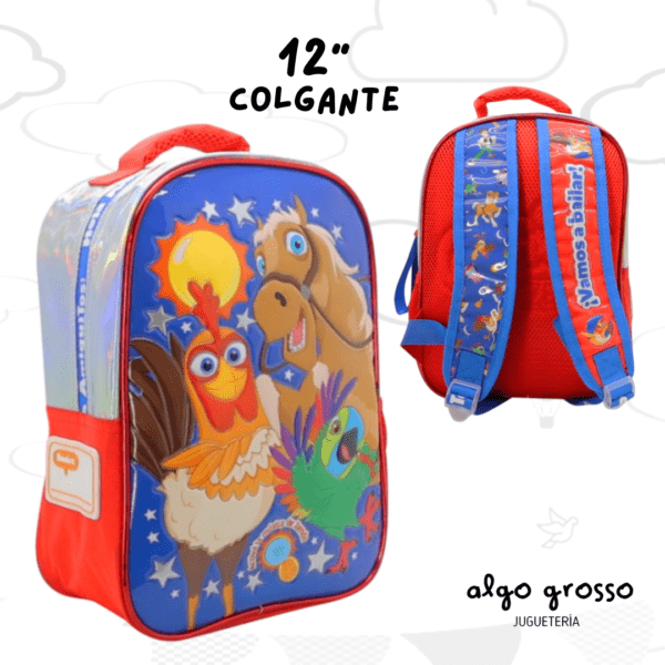 MOCHILA COLGANTE LA GRANJA DE ZENON 12" art.GZ024