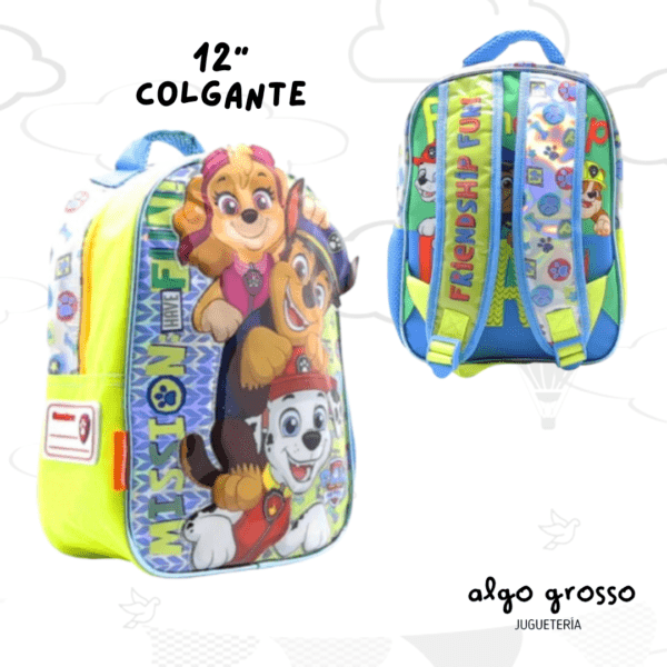 MOCHILA COLGANTE 12" PAW PATROL art.PW107