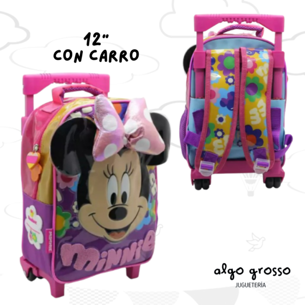MOCHILA CARRO MINNIE 12" art.KM192