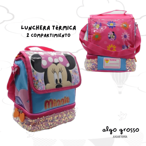LUNCHERA MINNIE 2 COMPARTIMENTOS art.KM255