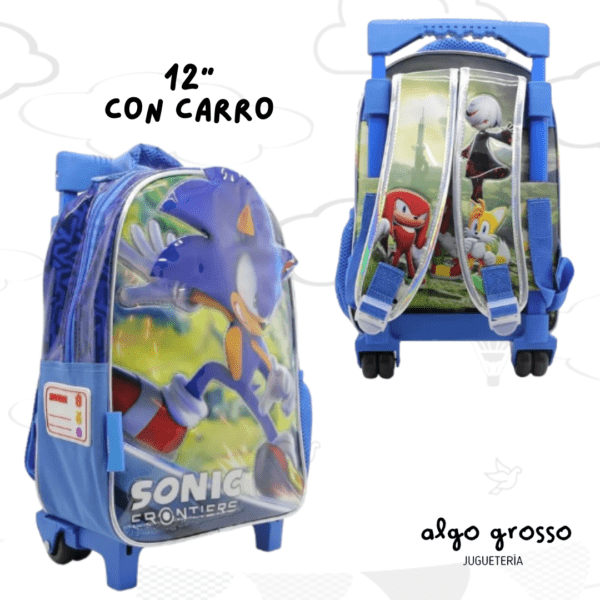 MOCHILA CARRO SONIC 12" art.SO316