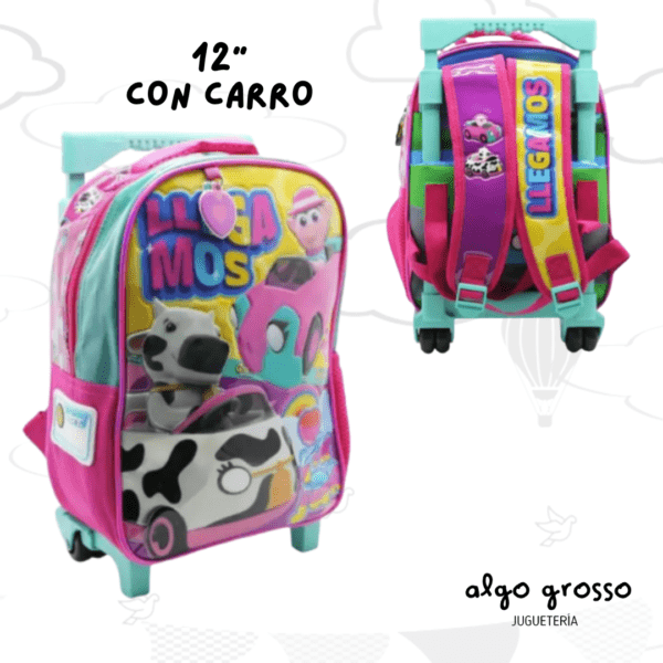 MOCHILA CARRO 12" LA GRANJA DE ZENON art.GZ136
