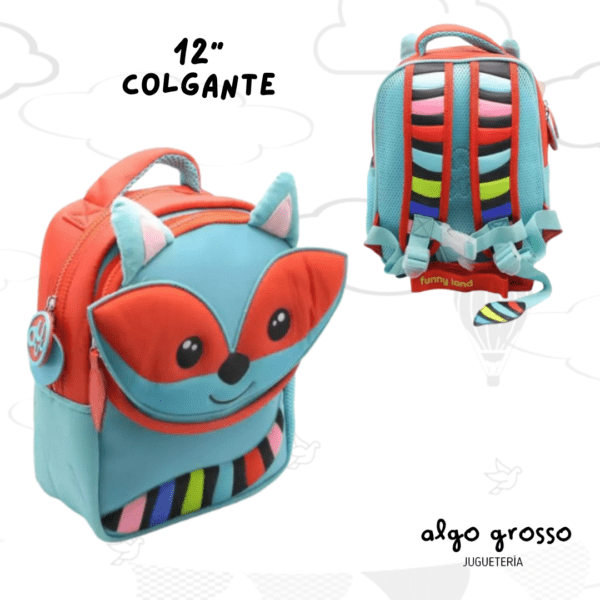 MOCHILA COLGANTE 12" FUNNY LAND LOBO - NEOPRENE art.FL211