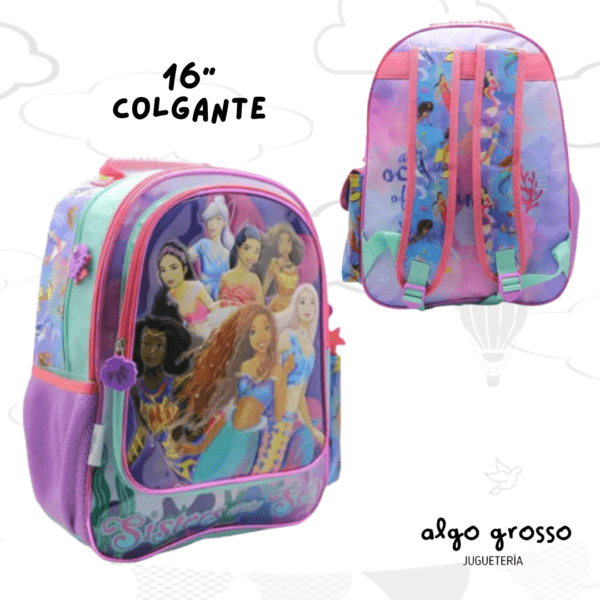 MOCHILA COLGANTE LA SIRENITA 16" art.EP056
