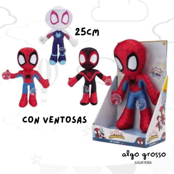 SPIDEY PELUCHE CON VENTOSAS 25CM art.SNF0034