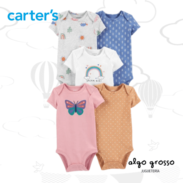 PACK 5 BODIES MANGA CORTA TALLE 18M art.1N714210
