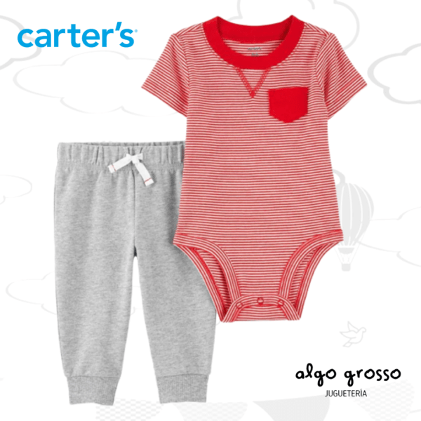 SET 2 PIEZAS BODY MANGAS CORTAS Y PANTALON TALLE  2 AÑOS art.1O999410