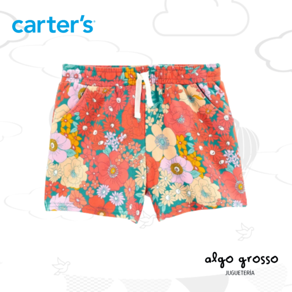 SHORT FLORAL TALLE 6 AÑOS art.3N120513