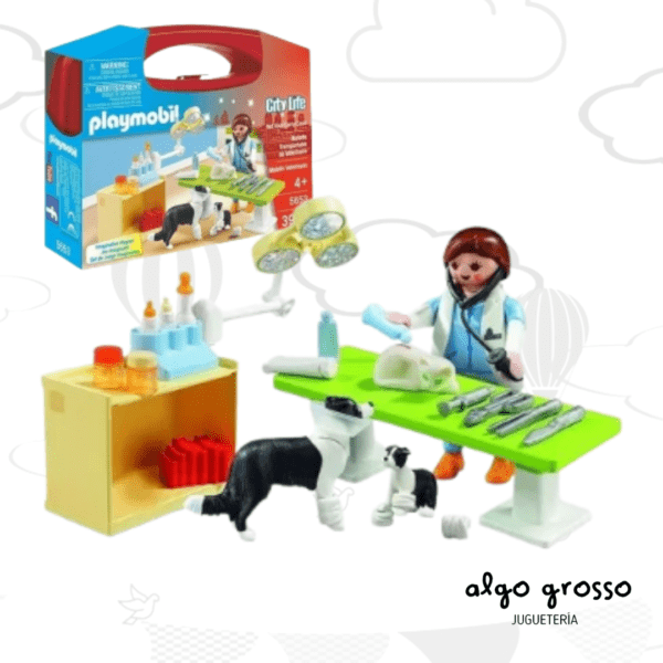 PLAYMOBIL MALETIN VETERINARIA art.5653