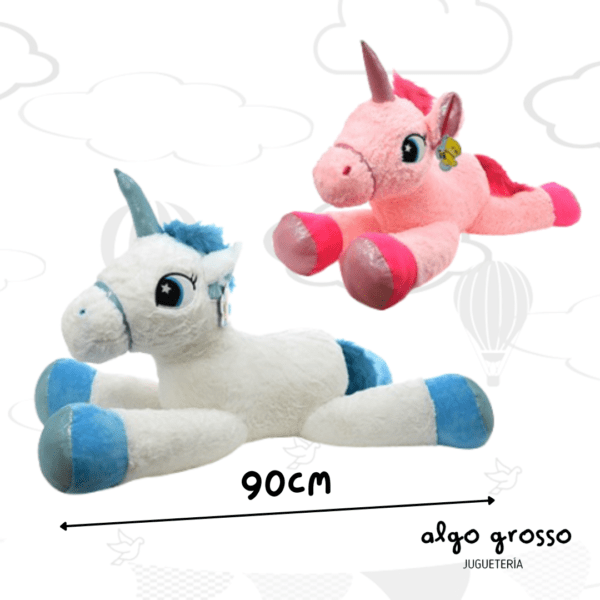 UNICORNIO PELUCHE DE 90CM art.C7784