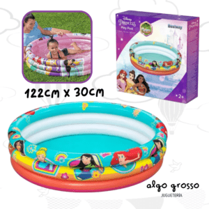 BESTWAY PILETA 3 ANILLOS PRINCESAS 122x30CM art.91099