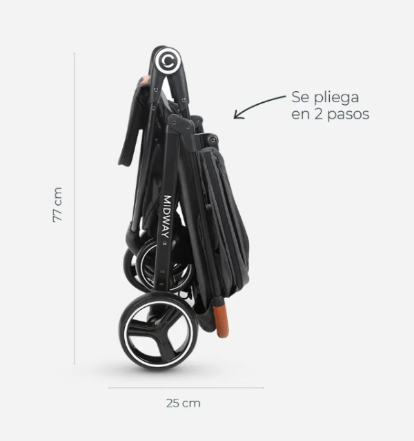 COCHECITO MIDWAY JOGGER + HUEVITO + MOSQUITERO Y COBERTOR art.CO018 - Imagen 3