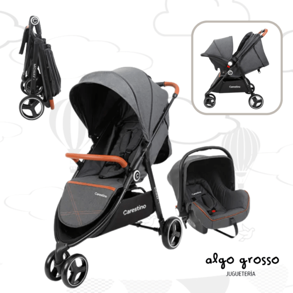 COCHECITO MIDWAY JOGGER + HUEVITO + MOSQUITERO Y COBERTOR art.CO018