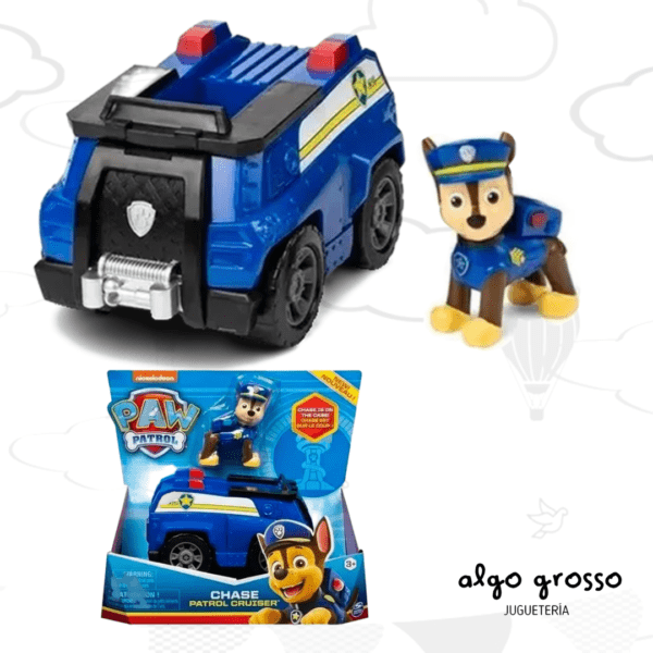 PAW PATROL VEHICULO + FIGURA CHASE art.16775